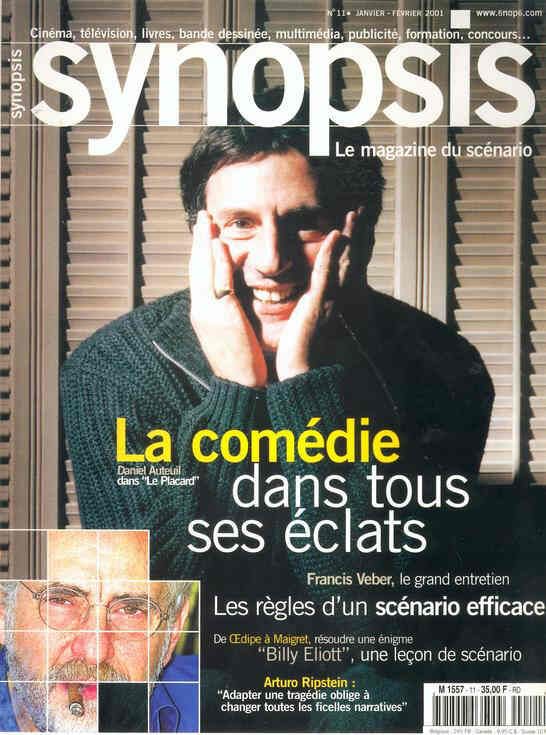 SYNOPSIS magazine side cover Issue 11 January/February 2001