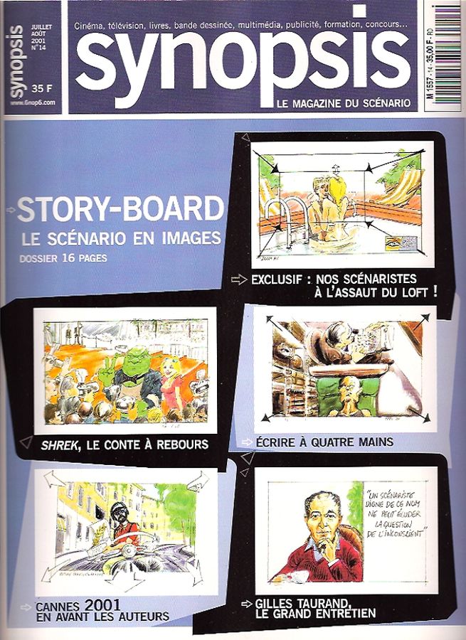 SYNOPSIS magazine side cover Issue 14 July/August 2001