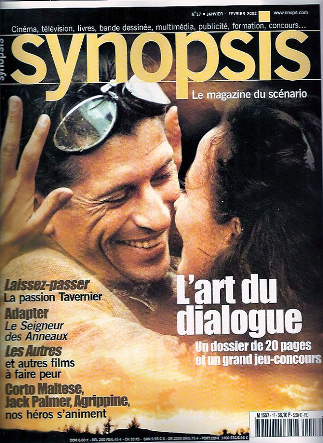 SYNOPSIS magazine side cover Issue 17 January/February 2002