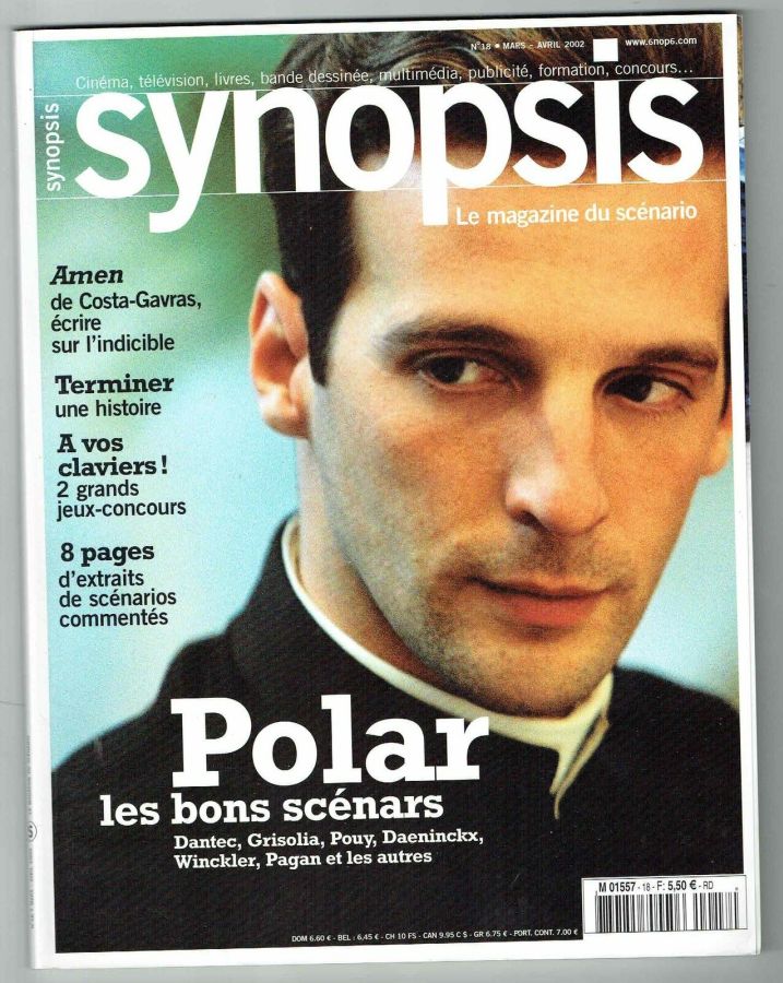 SYNOPSIS magazine side cover Issue 18 March/April 2002