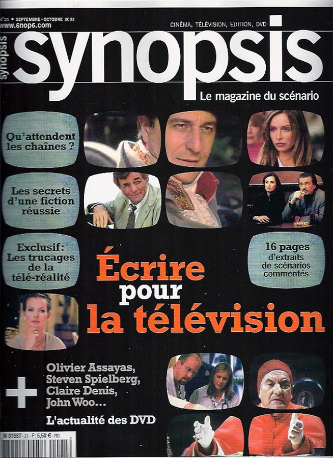 SYNOPSIS magazine side cover Issue 21 September/October 2002
