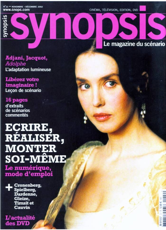 SYNOPSIS magazine side cover Issue 22 November/December 2002