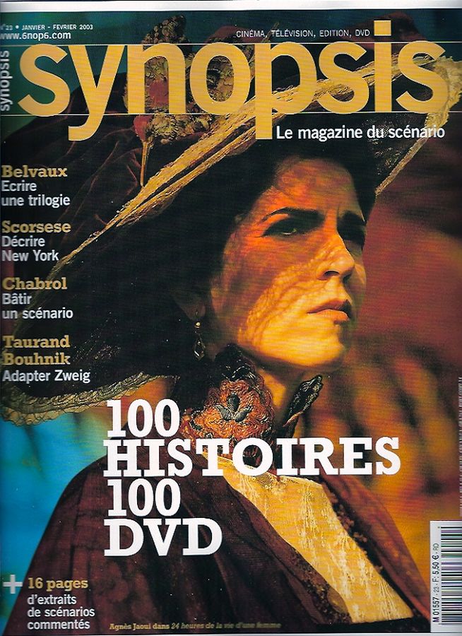 SYNOPSIS magazine side cover Issue 23 January/February 2003