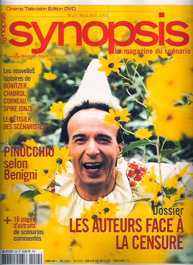 SYNOPSIS magazine side cover Issue 24 March/April 2003