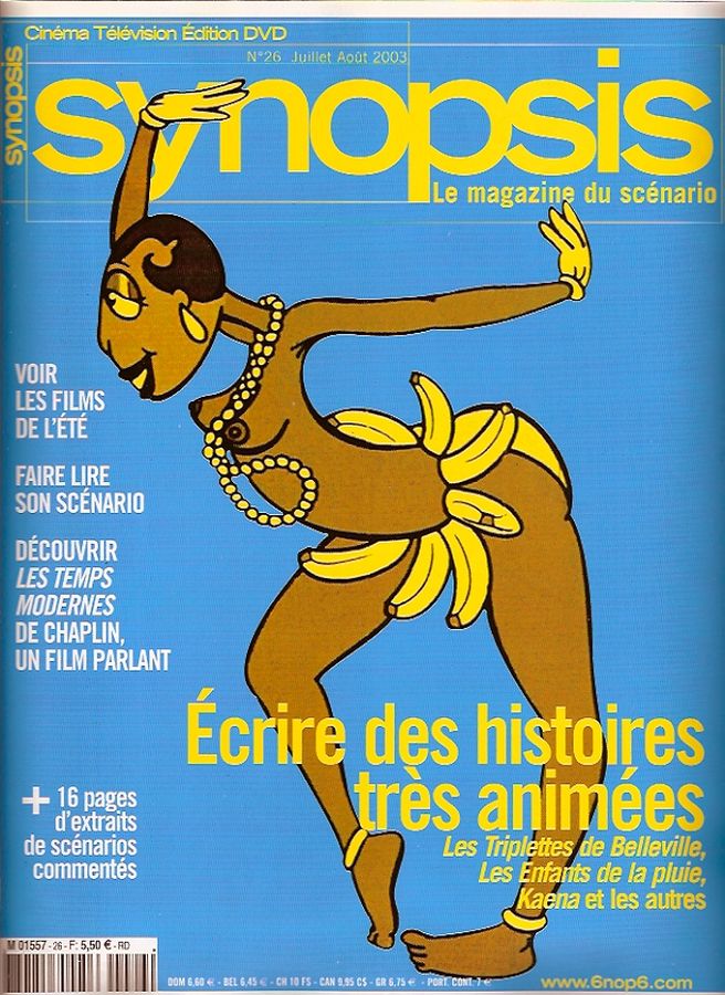 SYNOPSIS magazine side cover Issue 26 July/August 2003