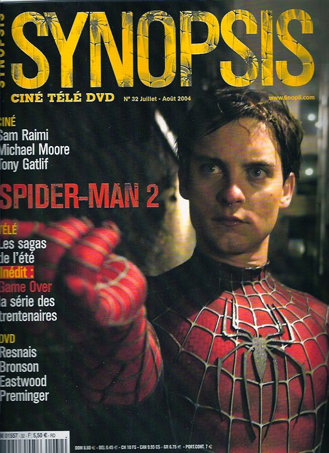 SYNOPSIS magazine side cover Issue 32 July/August 2004