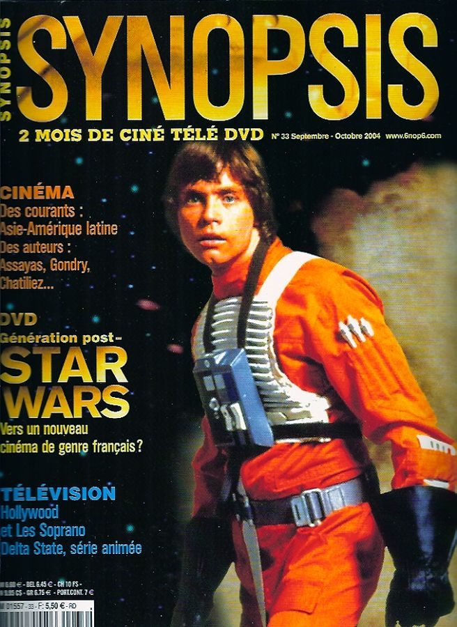 SYNOPSIS magazine side cover Issue 33 September/October 2004