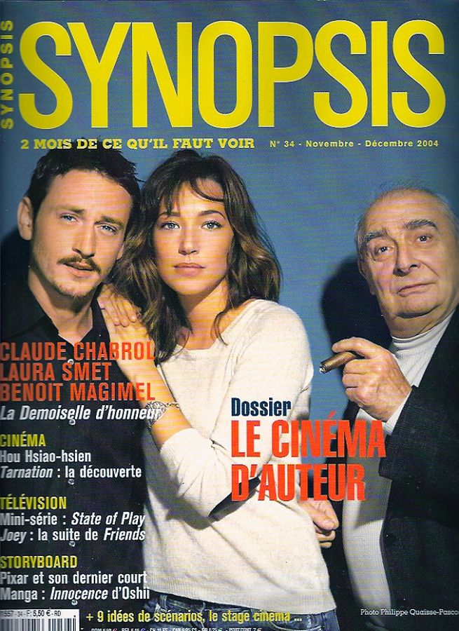 SYNOPSIS magazine side cover Issue 34 November/December 2004