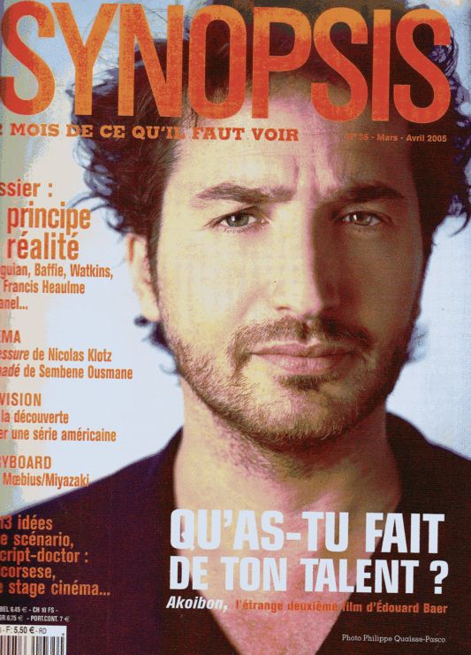 SYNOPSIS magazine side cover Issue 35 March 2005