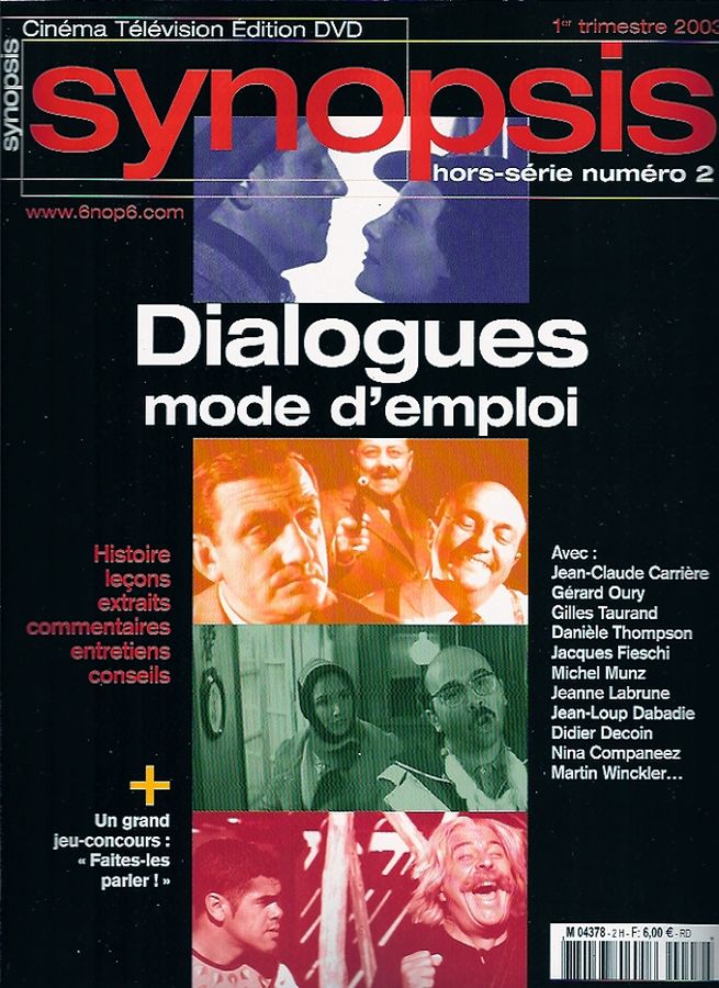 SYNOPSIS magazine side cover  Special # 2  2003