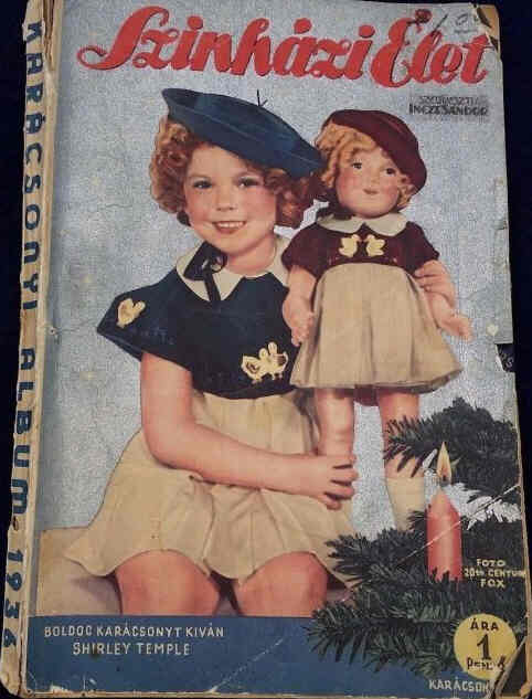 SZINHAZI ELET magazine side cover  Annual  1936