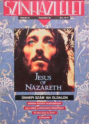 SZINHAZI ELET magazine side cover Issue 30/31 11 December 1990