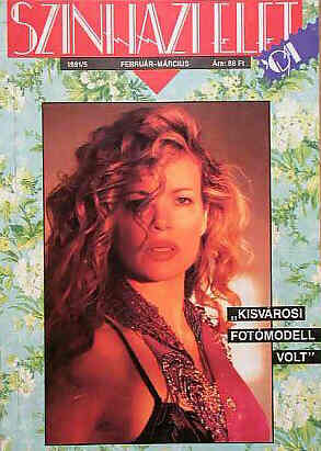 SZINHAZI ELET magazine side cover Issue 5 February/March 1991