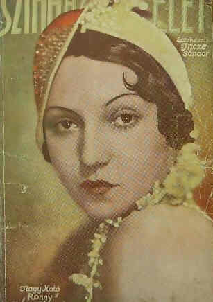 SZINHAZI ELET magazine side cover Issue 10  1932