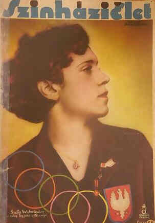 SZINHAZI ELET magazine side cover 25 August 1935