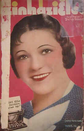 SZINHAZI ELET magazine side cover Issue 16  1935