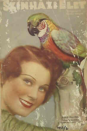 SZINHAZI ELET magazine side cover Issue 2  1937