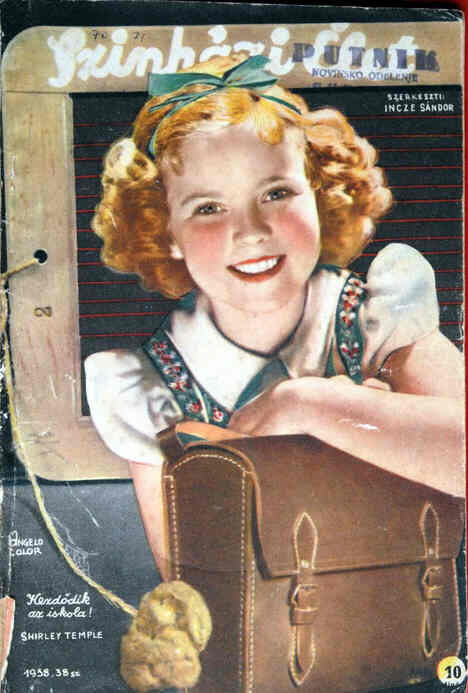 SZINHAZI ELET magazine side cover Issue 38  1938