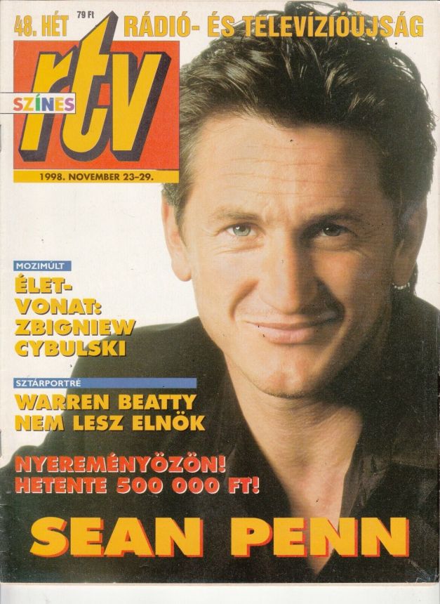 SZINES RTV magazine side cover 23 November 1998