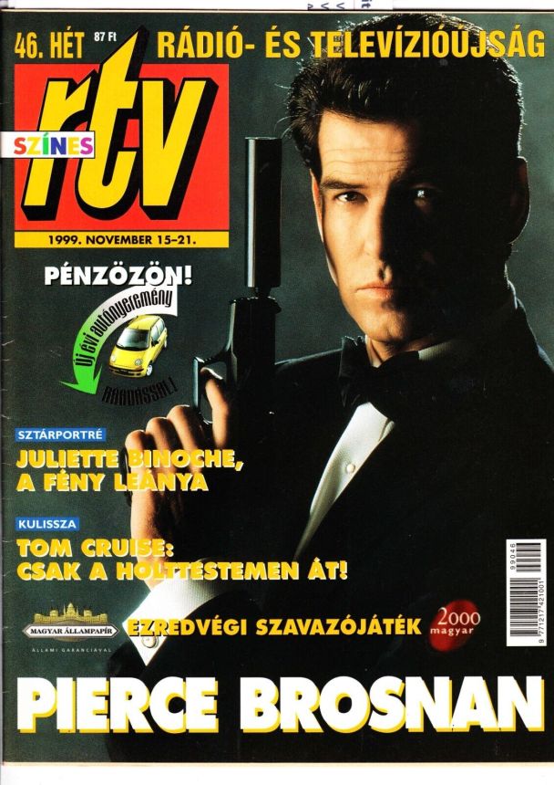 SZINES RTV magazine side cover 15 November 1999
