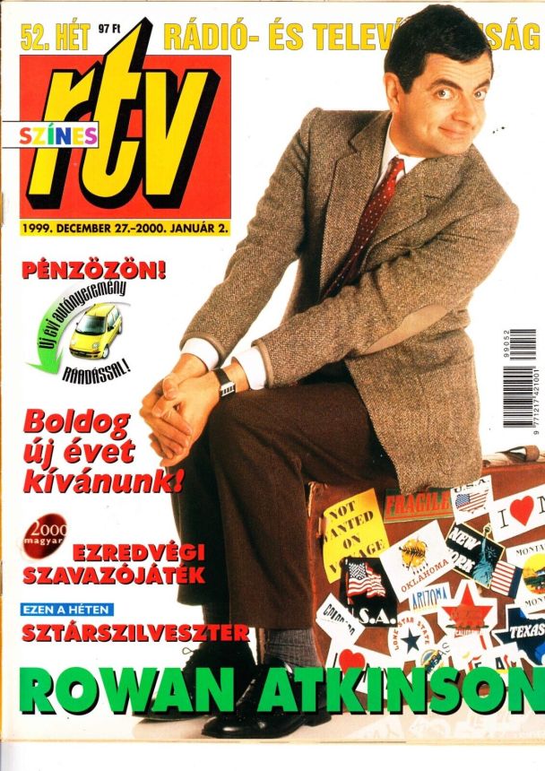 SZINES RTV magazine side cover 27 December 1999