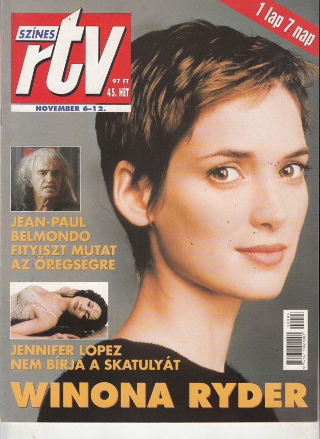 SZINES RTV magazine side cover 6 November 2000