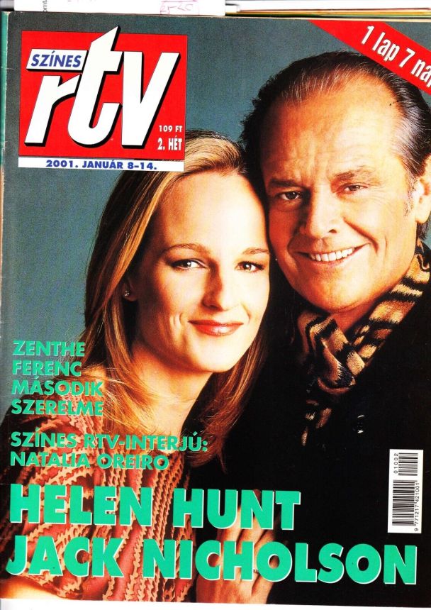 SZINES RTV magazine side cover 8 January 2001
