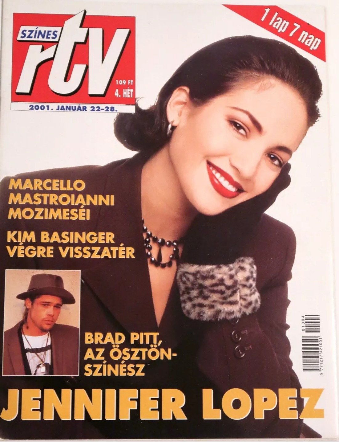 SZINES RTV magazine side cover 22 January 2001