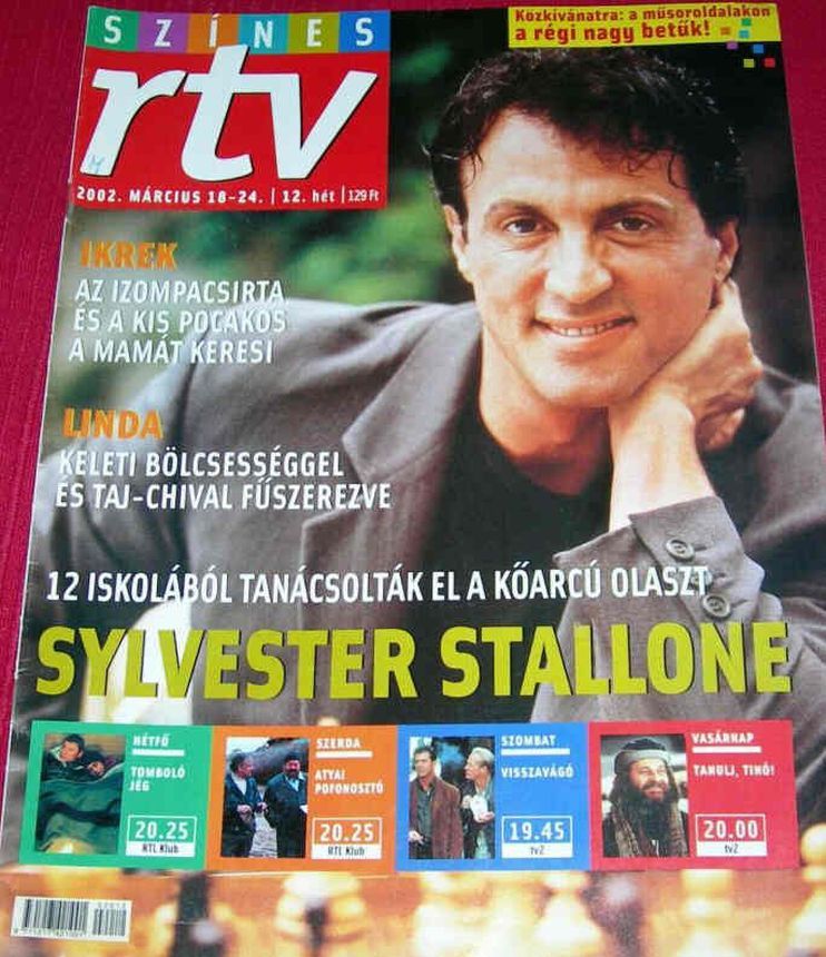SZINES RTV magazine side cover 18 March 2002