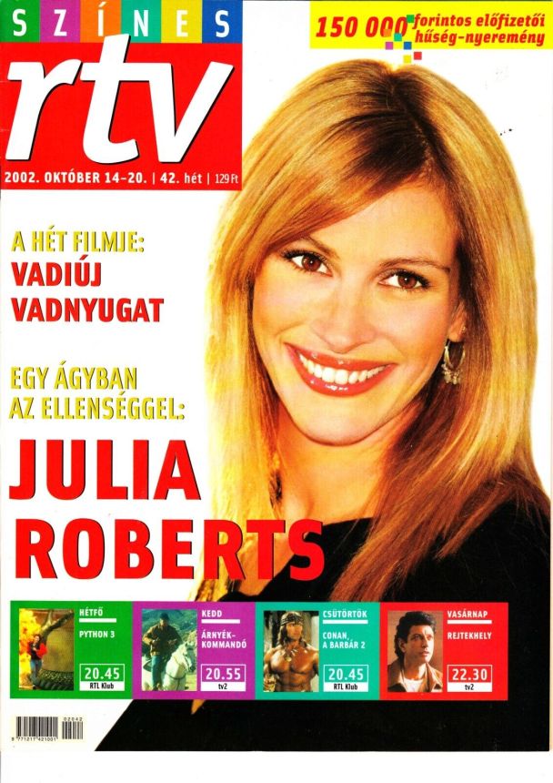 SZINES RTV magazine side cover 14 October 2002