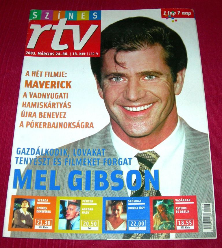 SZINES RTV magazine side cover 24 March 2003