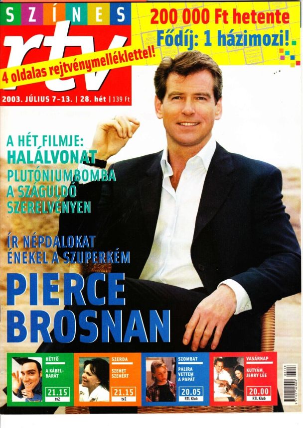 SZINES RTV magazine side cover 7 July 2003