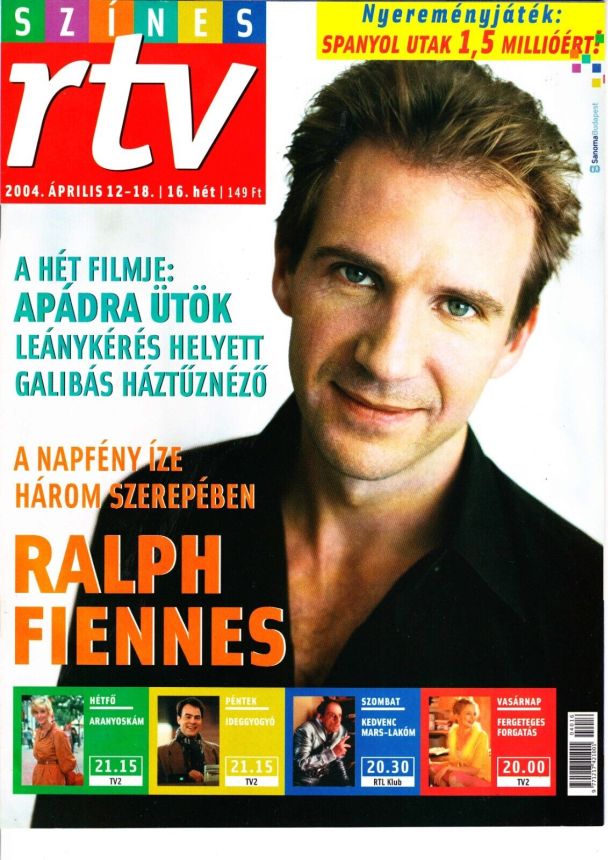 SZINES RTV magazine side cover 12 April 2004