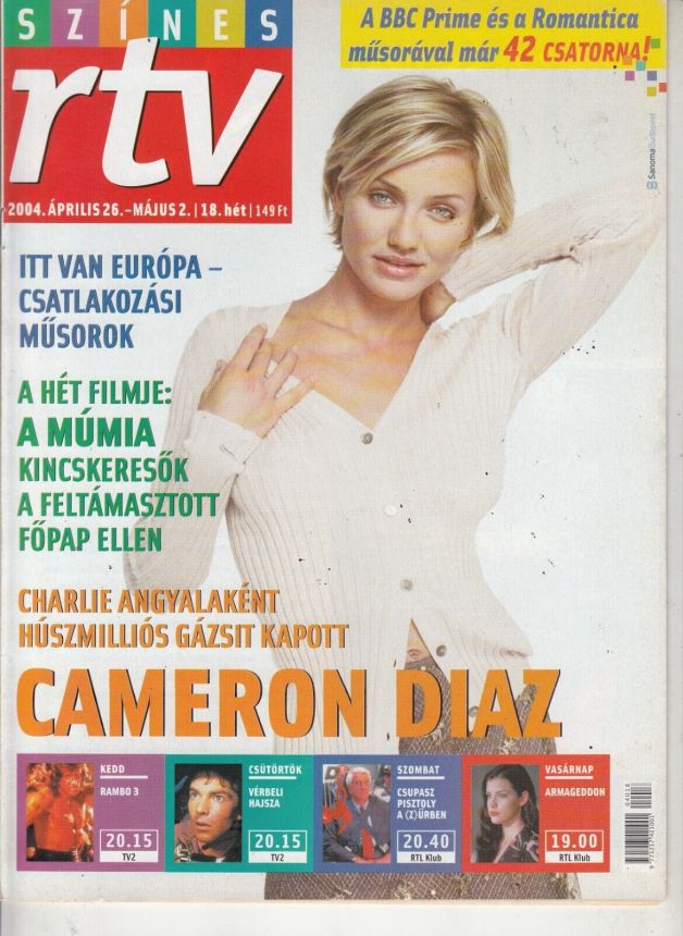 SZINES RTV magazine side cover 26 April 2004