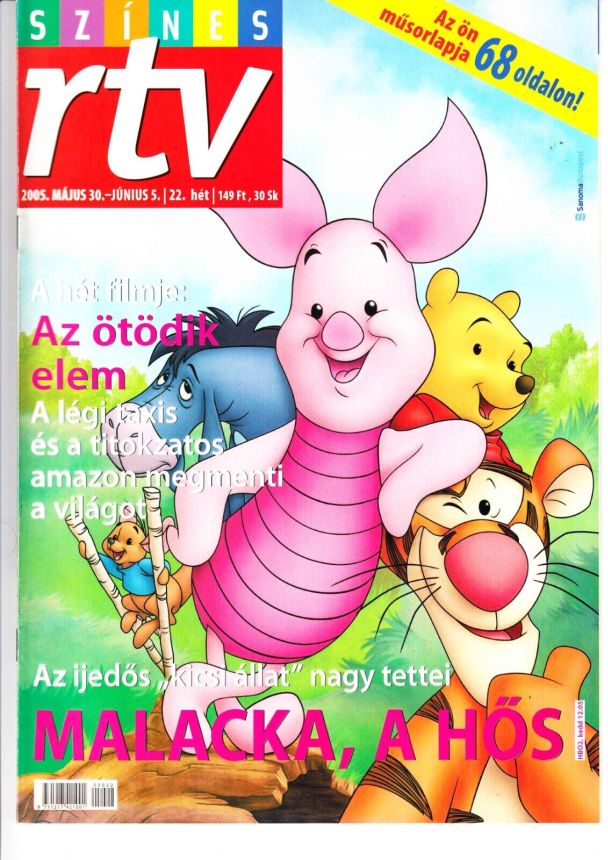 SZINES RTV magazine side cover 30 May 2005