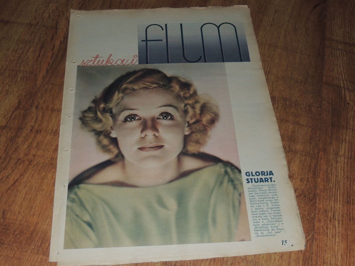 FILM SZTUKA I magazine side cover Issue 46  1934