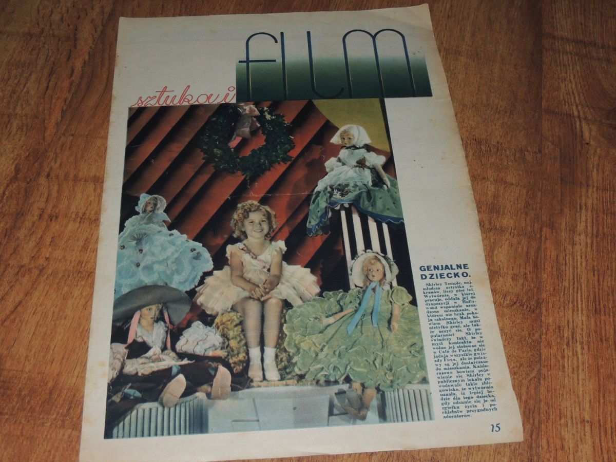 FILM SZTUKA I magazine side cover Issue 11  1935