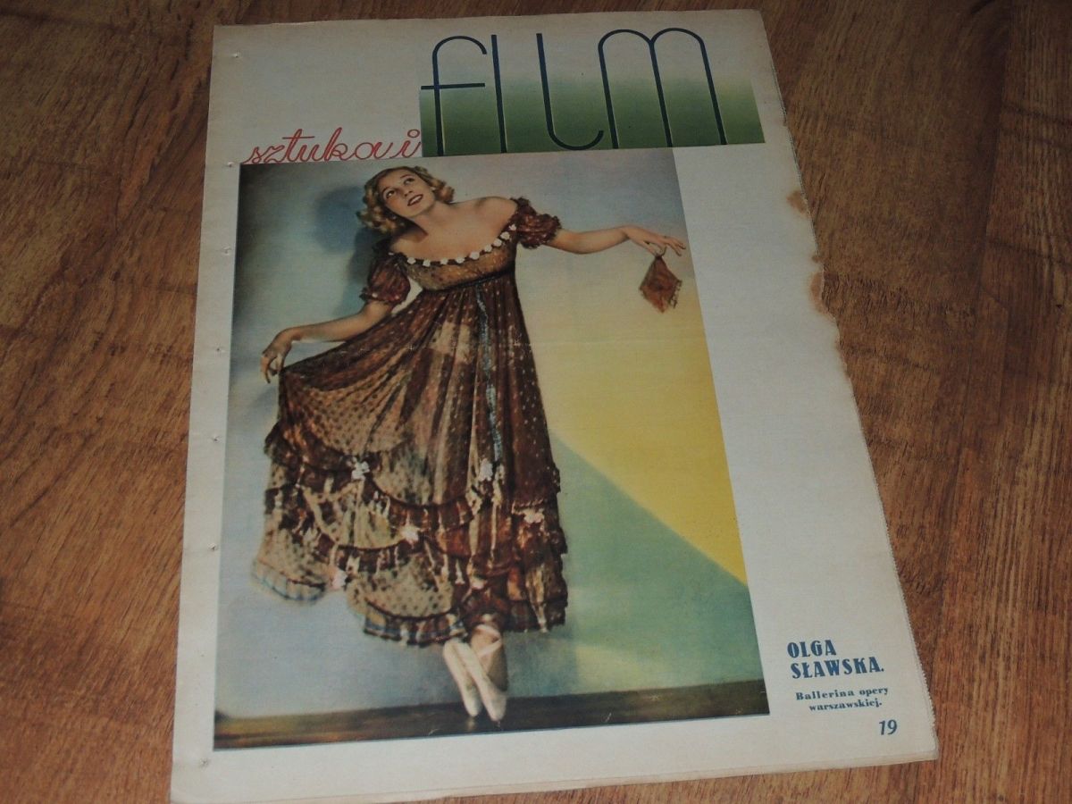 FILM SZTUKA I magazine side cover Issue 16  1935