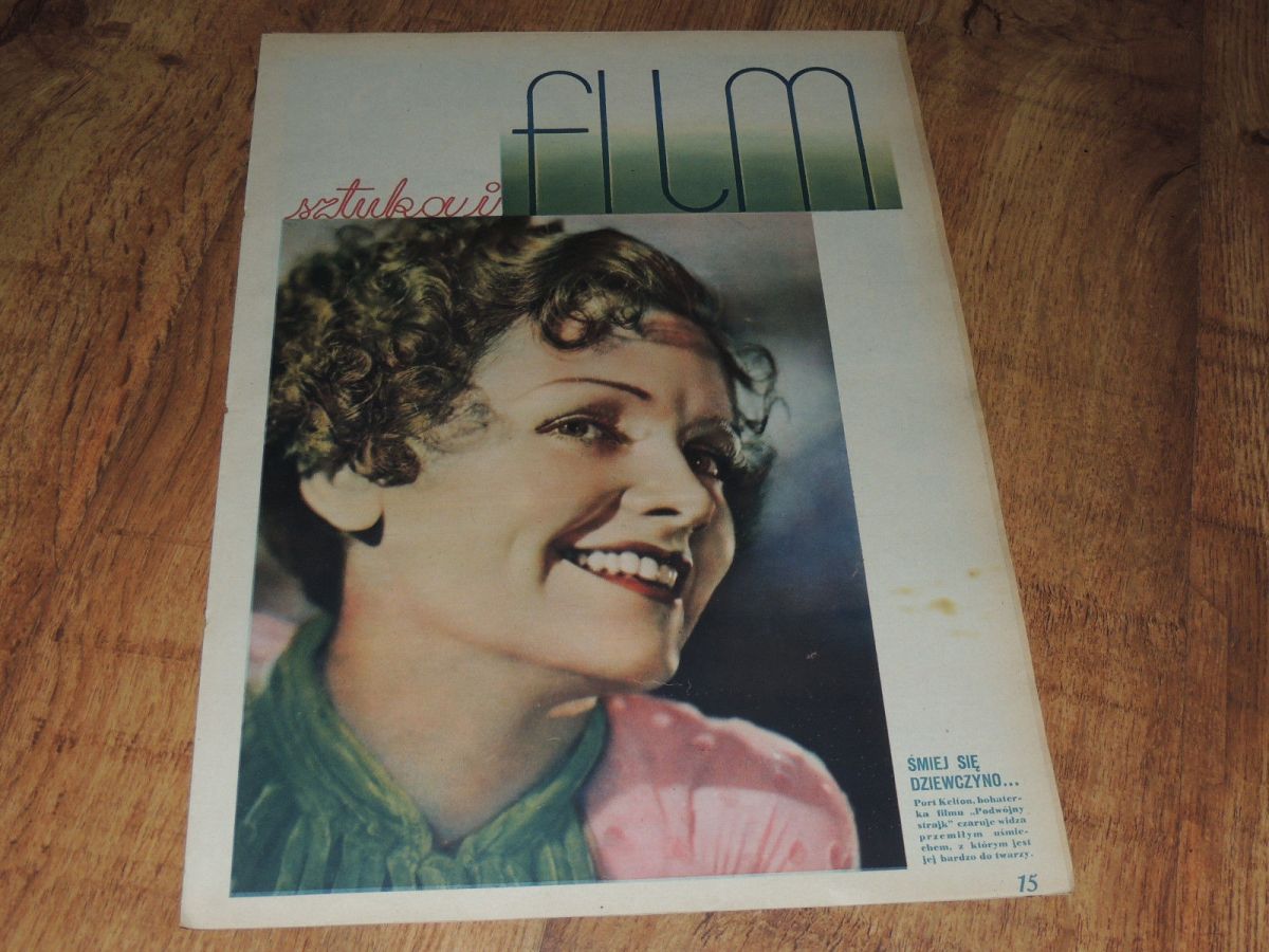 FILM SZTUKA I magazine side cover Issue 17  1935