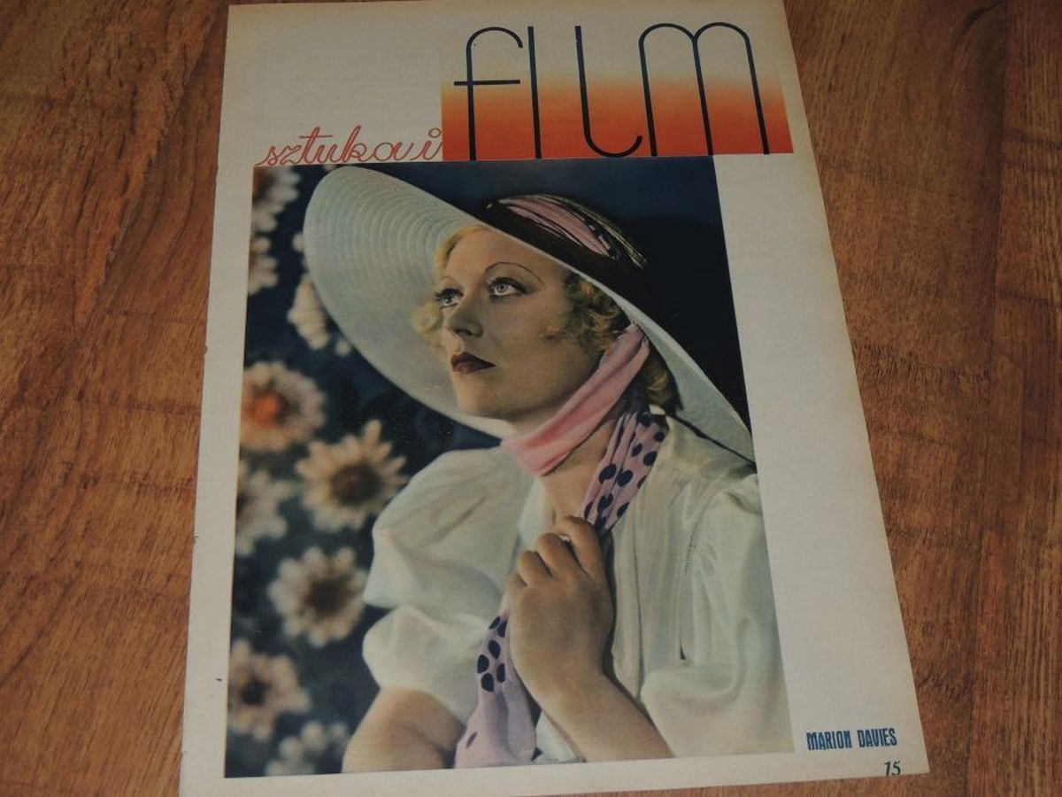FILM SZTUKA I magazine side cover Issue 18  1935