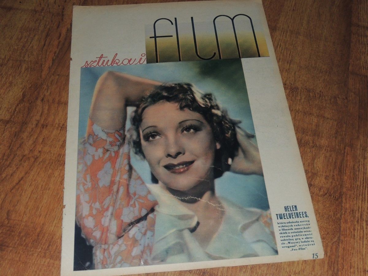 FILM SZTUKA I magazine side cover Issue 25  1935