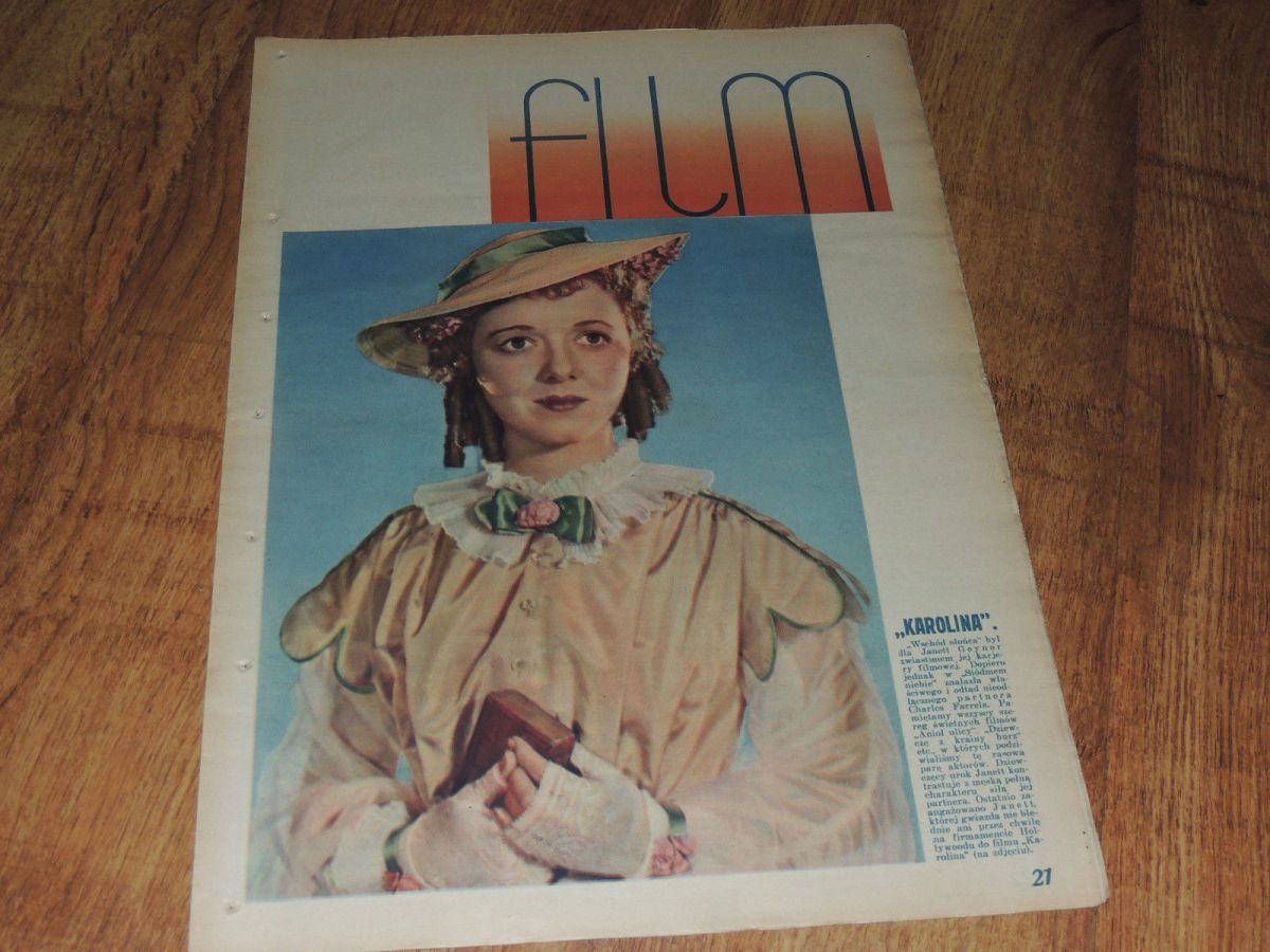 FILM SZTUKA I magazine side cover Issue 14  1936