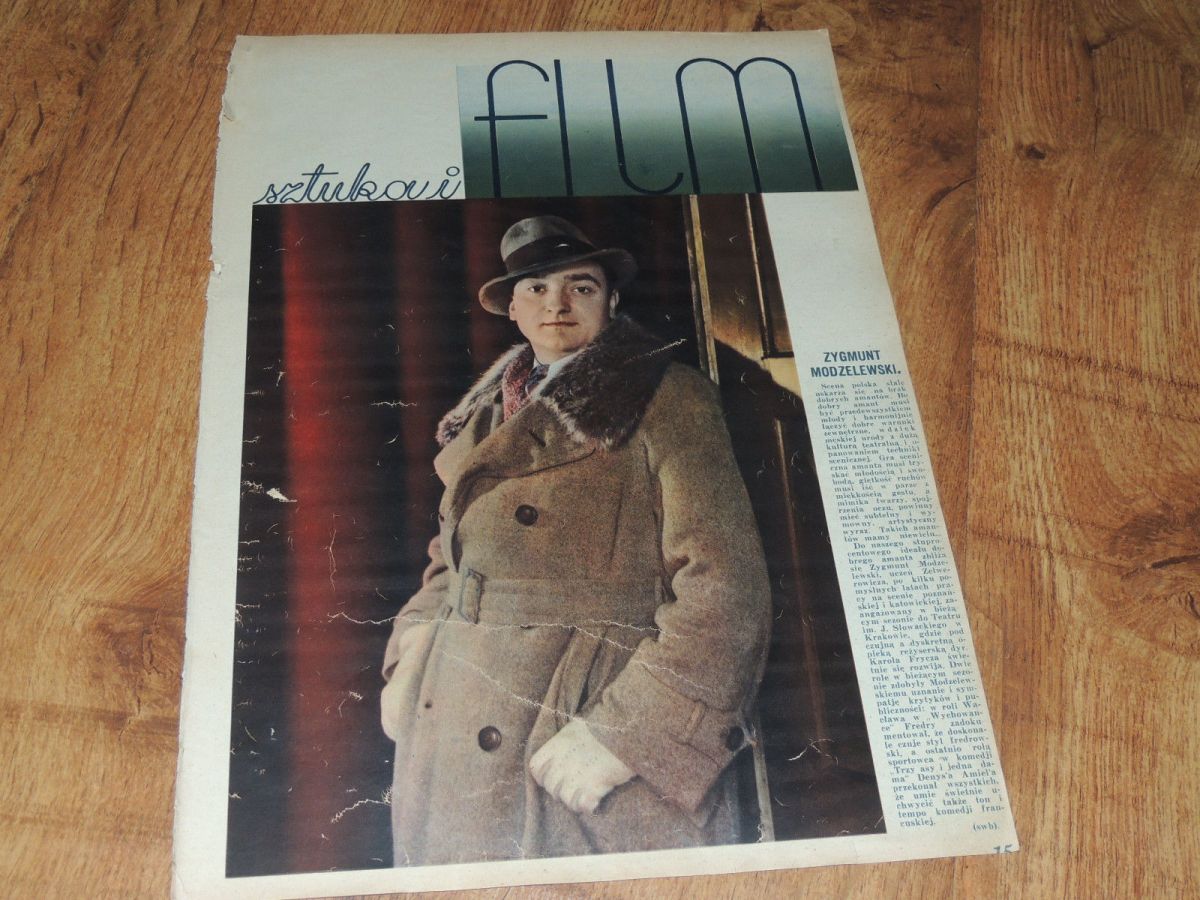FILM SZTUKA I magazine side cover Issue 2  1936