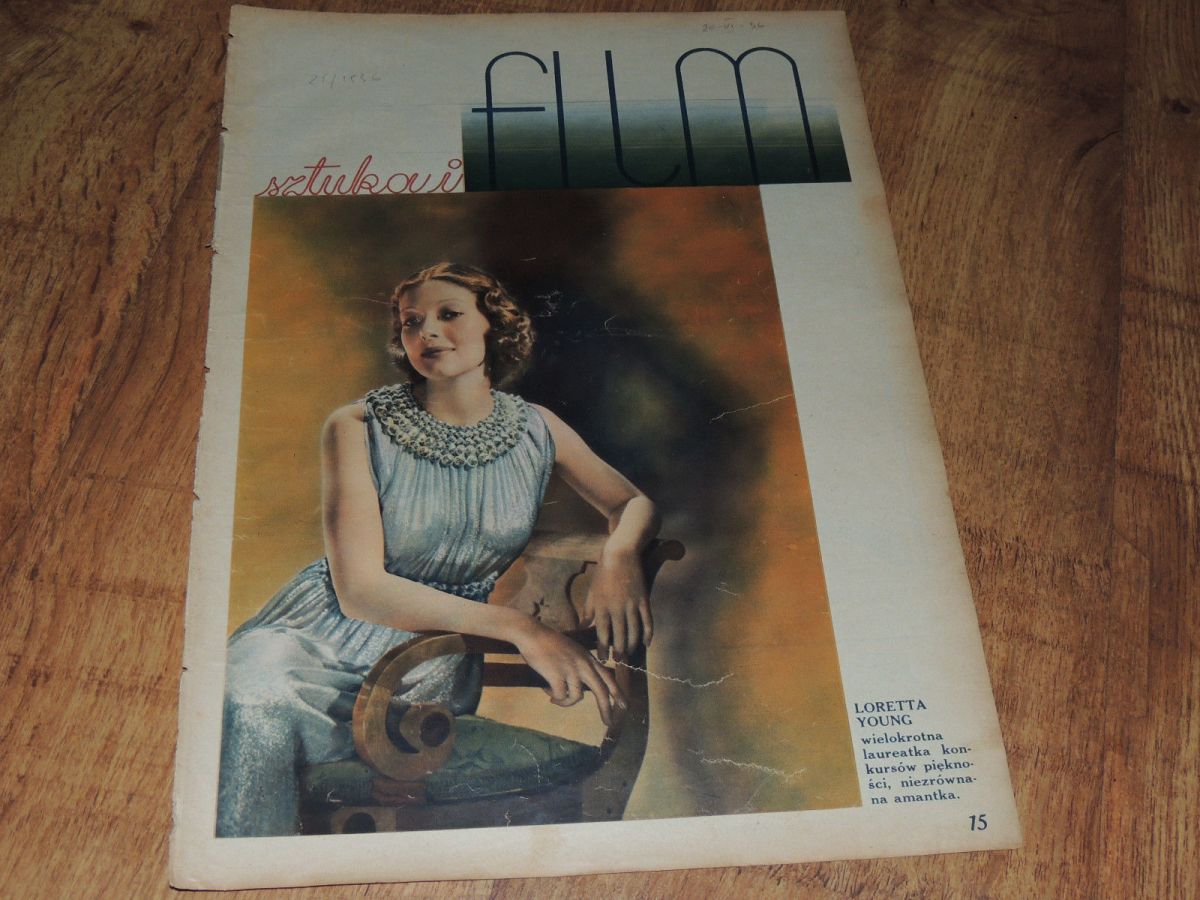 FILM SZTUKA I magazine side cover Issue 25  1936