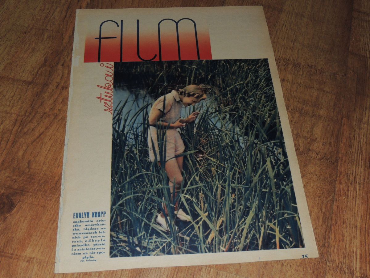 FILM SZTUKA I magazine side cover Issue 31  1937