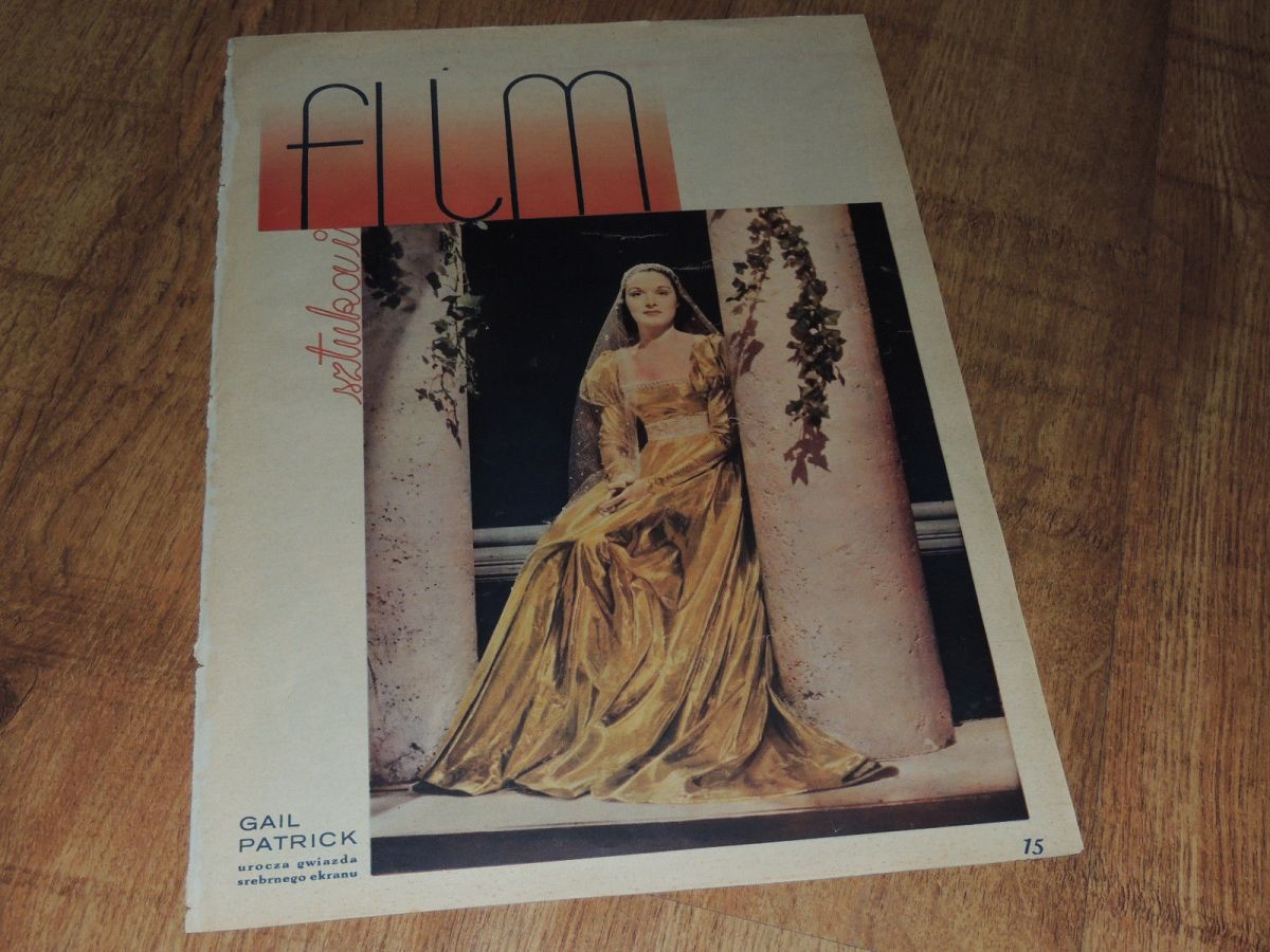 FILM SZTUKA I magazine side cover Issue 38  1937