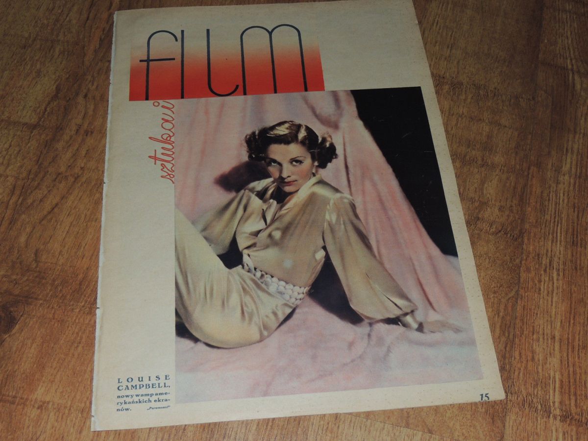 FILM SZTUKA I magazine side cover Issue 44  1937
