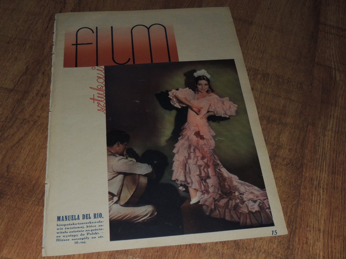 FILM SZTUKA I magazine side cover Issue 45  1937