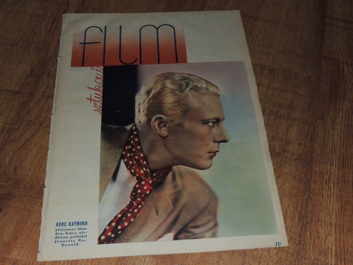 FILM SZTUKA I magazine side cover Issue 50  1937