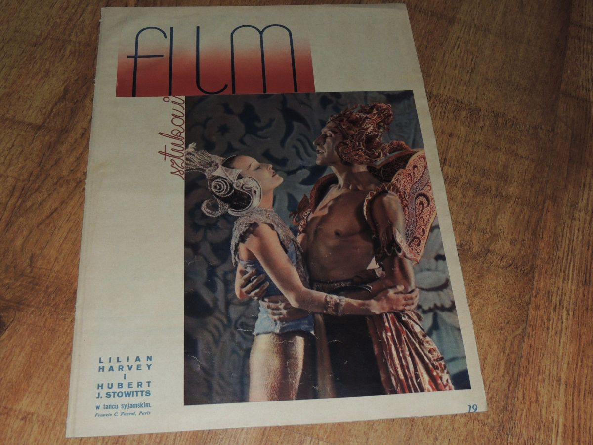 FILM SZTUKA I magazine side cover Issue 52  1937